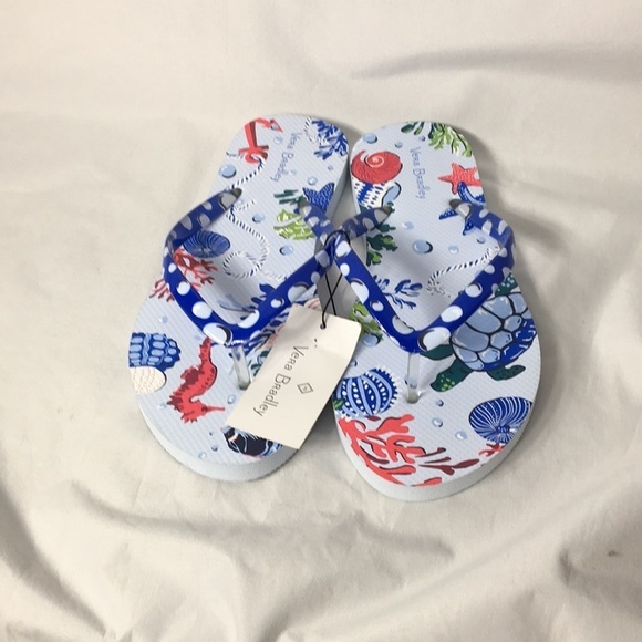 Vera Bradley Women’s Anchors Aweigh Flip Flops Size 5/6 NEW With Tags - Picture 3 of 7